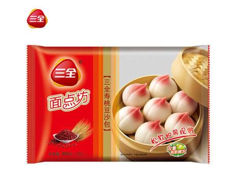 面点坊 三全寿桃豆沙包